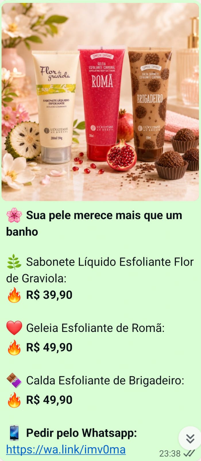 Ofertas de itens L’Occitane au Brésil
